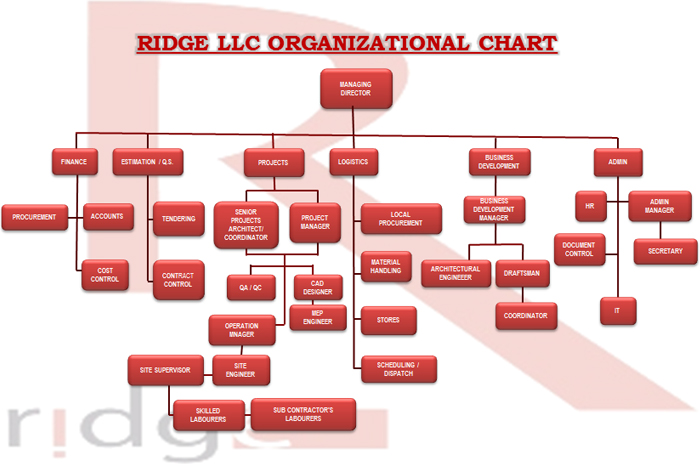 Ridge Organizational Chart